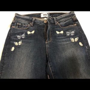 Paige embroidered denim